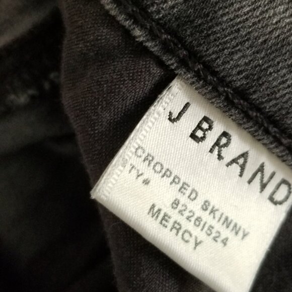 J Brand gray Mercy jeans cropped skinny size 31 - Picture 4 of 4